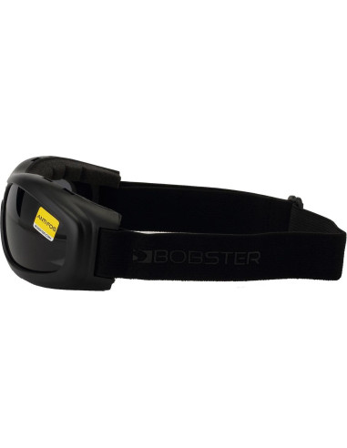 Gafas de rendimiento Bobster Touring 2, Marco Negro, Lente Ahumado