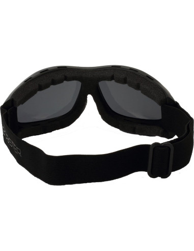 Gafas de rendimiento Bobster Touring 2, Marco Negro, Lente Ahumado