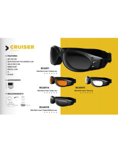 Gafas de Sol Bobster Cruiser III con 4 Lentes Antivaho 2
