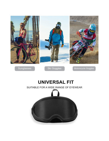 Gafas de Motocross BATFOX con Estuche - Protección UV y Antideslizante