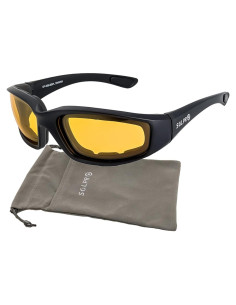 Gafas de Sol Polarizadas TR90 Flotantes para Motocicleta - Amarillo