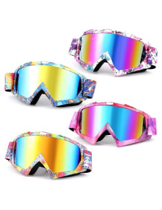 Gafas de Motocross Tallew 4 Pares para ATV y Deportes