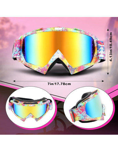 Gafas de Motocross Tallew 4 Pares para ATV y Deportes