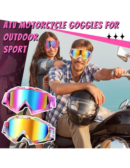 Gafas de Motocross Tallew 4 Pares para ATV y Deportes