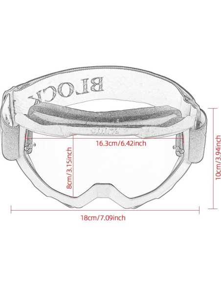 Gafas de Motocicleta APEBAZY Vintage Antivaho UV400