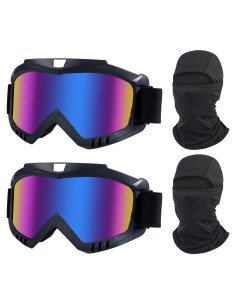 Gafas de Motocross LJDJ Lj22-01bm con Protección UV y Balaclava