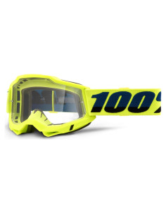 Gafas de Motocross 100% Accuri 2 Adultos Amarillo Fluo