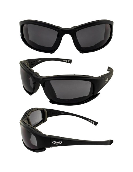 Gafas de sol Global Vision Assault ANSI Z87.1 con lente ahumada