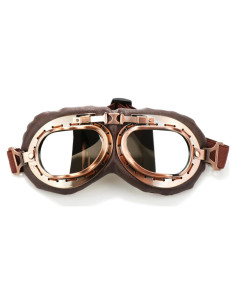 Gafas de Moto Vintage Peicees Aviador para Adultos Unisex