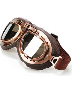 Gafas de Moto Vintage Peicees Aviador para Adultos Unisex 2