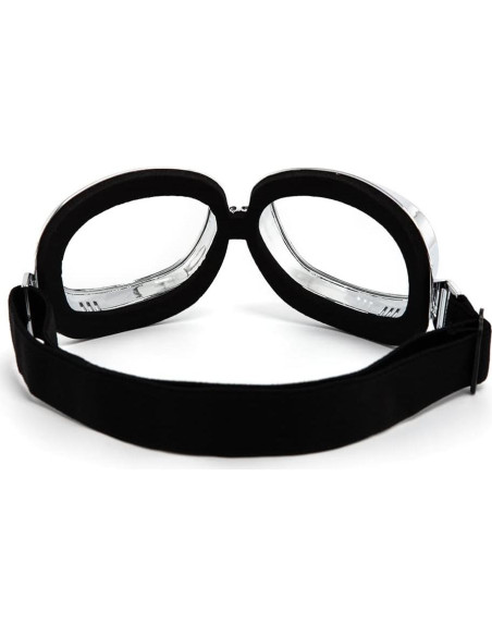 Gafas de Motocicleta Vintage Piloto ABS con Lentes UV