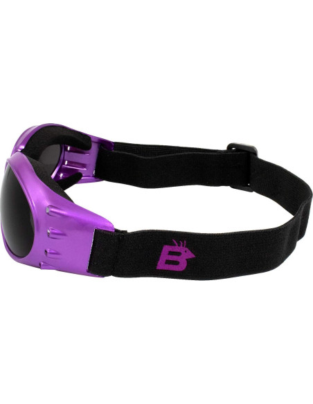 Gafas de Moto Birdz Eyewear Eagle para Mujeres - 2 Pares con Lentes Espejo y Ahumados