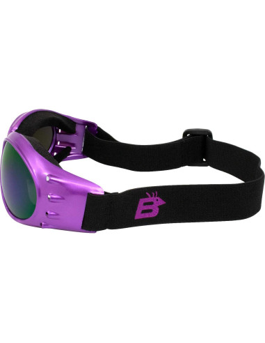 Gafas de Moto Birdz Eyewear Eagle para Mujeres - 2 Pares con Lentes Espejo y Ahumados