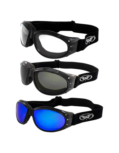 Gafas de Motocicleta Global Vision Eliminator 3 Pares
