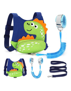 Arnés de Bebé Accmor Dinosaurio con Correa Antipérdida 1-4 Años