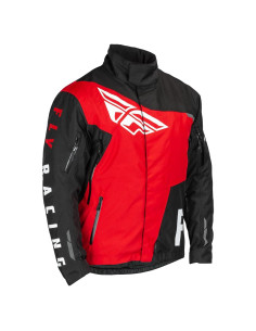 Chaqueta de Nieve Fly Racing SNX Pro para Hombre - Grande Negro/Rojo