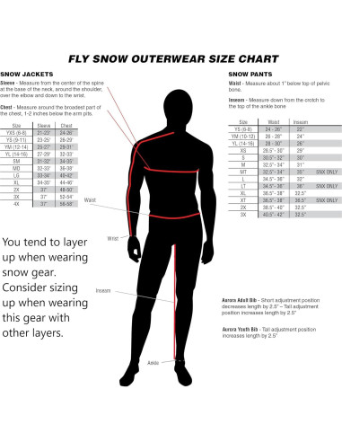 Chaqueta de Nieve para Mujeres Fly Racing XX-Large Negro/Azul