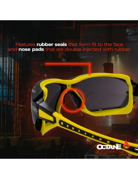 Gafas de Motocicleta Global Vision Octane - 2 Pares Lentes Ahumados