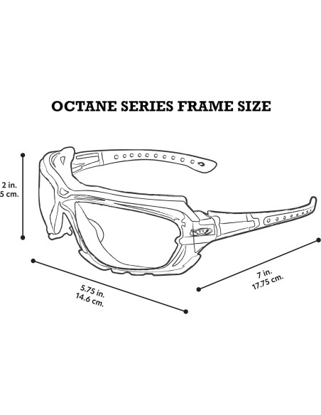 Gafas de Motocicleta Global Vision Octane - 2 Pares Lentes Ahumados