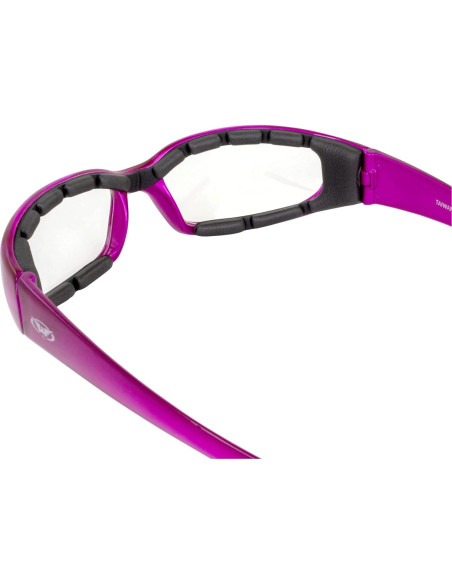 Gafas de Moto para Mujeres Global Vision Chicago Rosa UV400