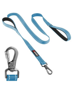 Correa para Perros Tuff Pupper Doble Mango 1.83m Alta Resistencia