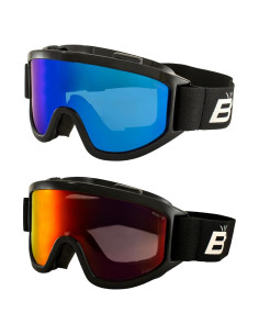 Gafas de Motocicleta Birdz Vulture ANSI Z87.1+ con Lentes Espejo