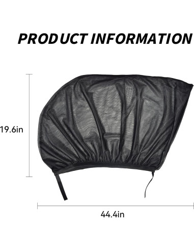 2PCS Protector Solar Universal para Parabrisas Couslcd 60-130cm