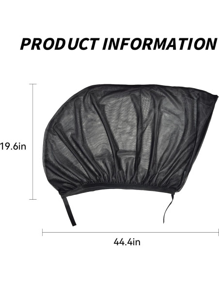 2PCS Protector Solar Universal para Parabrisas Couslcd 60-130cm