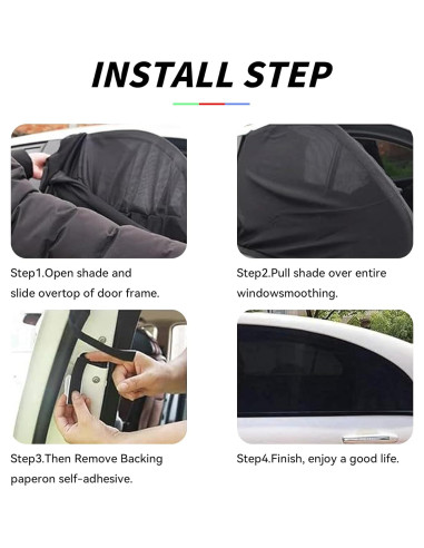 2PCS Protector Solar Universal para Parabrisas Couslcd 60-130cm