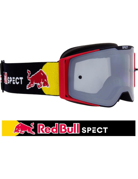 Gafas de Moto Red Bull Spect Torp MX Doble Pane Espejo Plateado