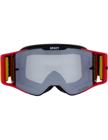 Gafas de Moto Red Bull Spect Torp MX Doble Pane Espejo Plateado