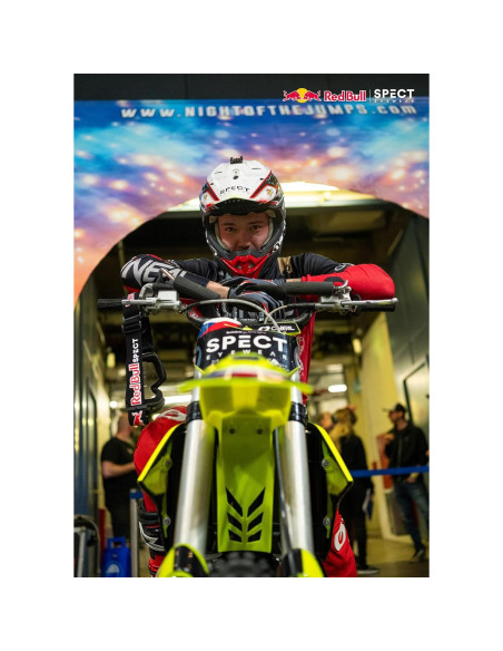 Gafas de Moto Red Bull Spect Torp MX Doble Pane Espejo Plateado