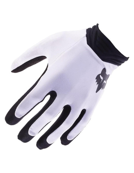 Guante de Motocicleta Fox Racing Airline Blanco/Negro Talla L