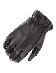 Guantes de Motocicleta de Cuero Highway 21 Louie XXL Negro