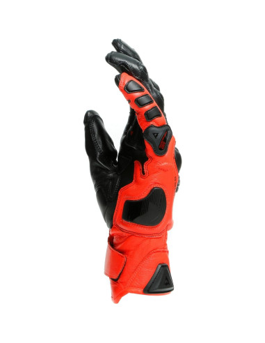 Guantes Dainese 4-Stroke XS Negro/Rojo Fluo Térmicos