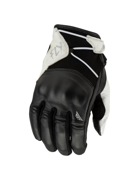 Guantes Venus Fly Racing para Mujeres Negro/Blanco SM