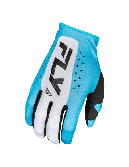 Guantes Lite Fly Racing Pequeño Juvenil Azul/Blanco/Negro