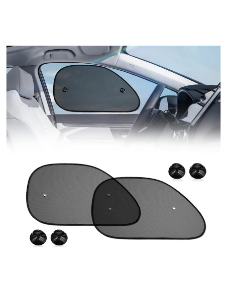 Paquete de 2 Sombrillas para Ventanas de Auto RBOKO UV