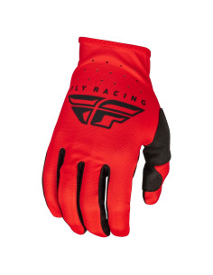 Guantes Lite Juveniles Fly Racing 2023 Rojo Negro Pequeño