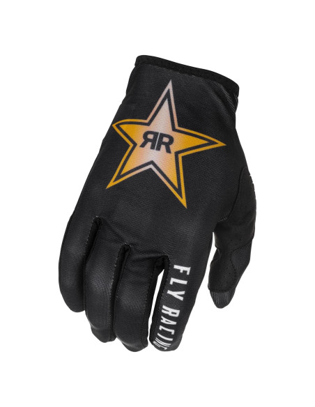 Guantes de Motocross Fly Racing Lite Rockstar Negro/Oro 2X