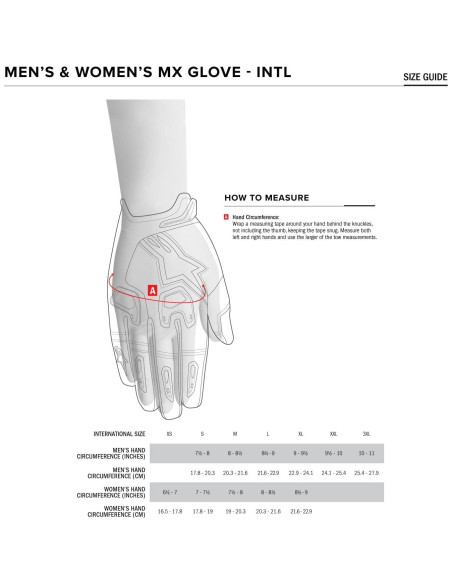 Guantes Alpinestars SMX-E Negro Medio Automovilismo