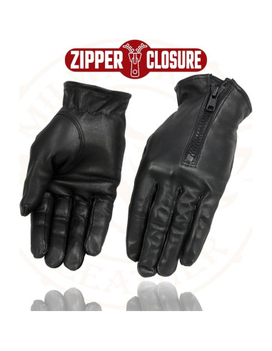 Guantes de Conducción de Cuero Livianos Milwaukee Leather - Mediano