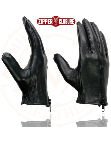 Guantes de Conducción de Cuero Livianos Milwaukee Leather - Mediano