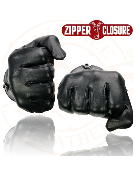 Guantes de Conducción de Cuero Livianos Milwaukee Leather - Mediano