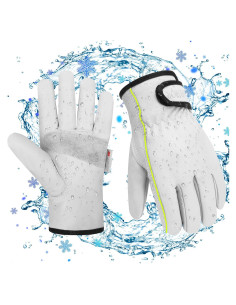 Guantes de Trabajo de Cuero Invierno Thinsulate 100g XXL