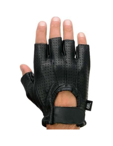 Guantes de Motocicleta Milwaukee SH357 de Cuero con Palma de Gel