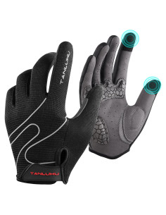Guantes de Ciclismo Tanluhu Táctiles Antideslizantes - Medianos