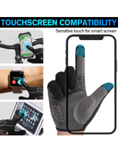 Guantes de Ciclismo Tanluhu Táctiles Antideslizantes - Medianos 2
