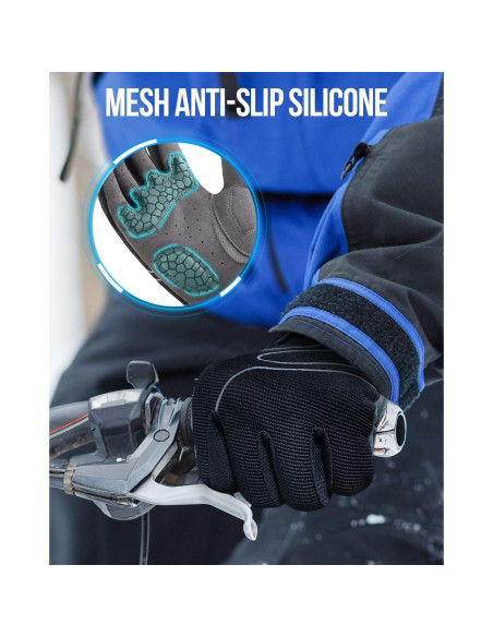 Guantes de Ciclismo Tanluhu Táctiles Antideslizantes - Medianos