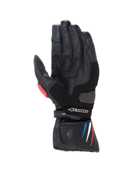 Guantes de Motocicleta Alpinestars Honda SP-8 V3, L, Negro/Rojo/Azul